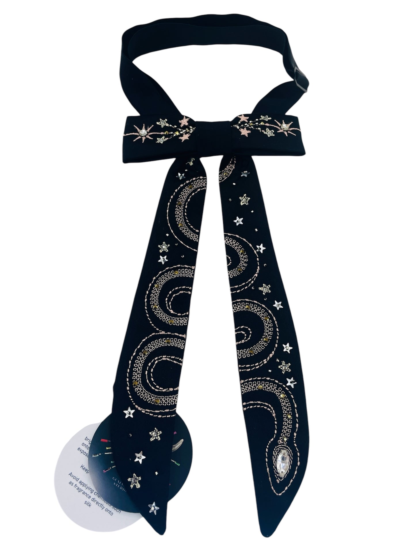 Celestial serpent western clip tie