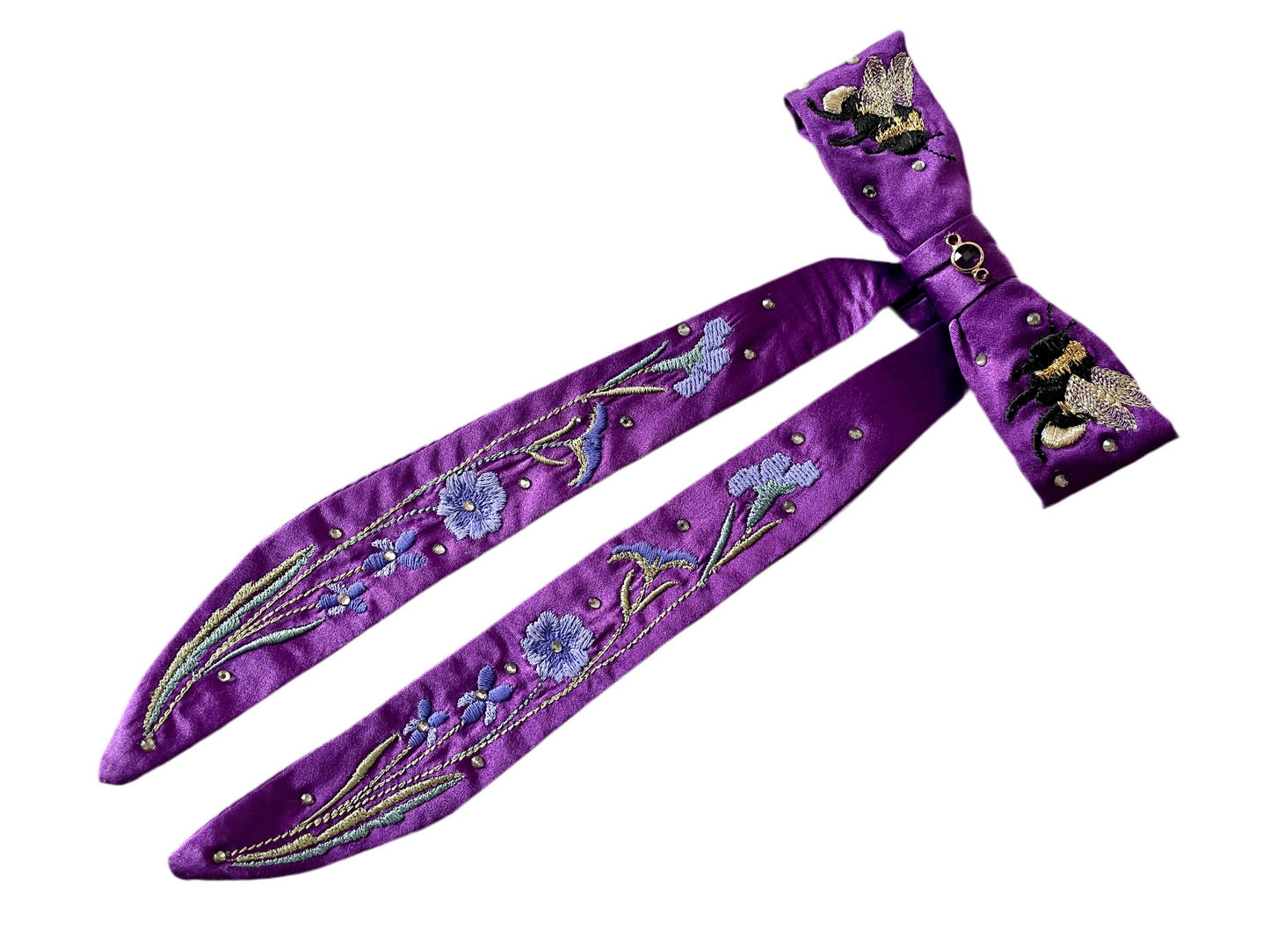 Birthday Botanicals silk hair bows