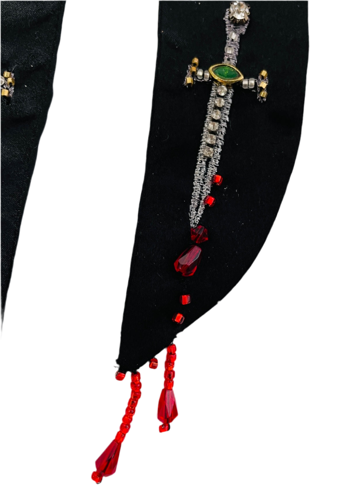 Silk Jealous Lovers Dagger Clip Tie