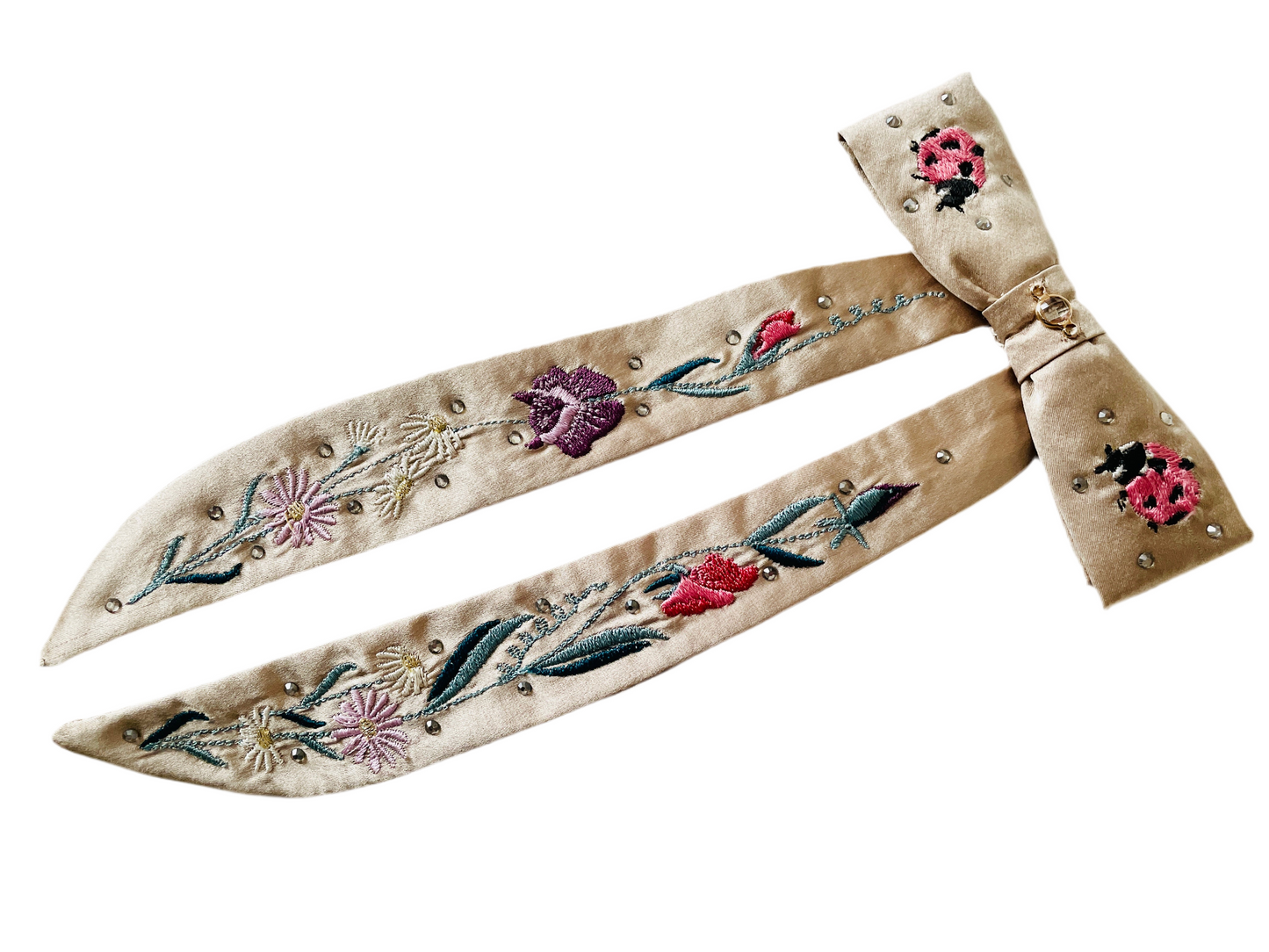 Birthday Botanicals silk hair bows