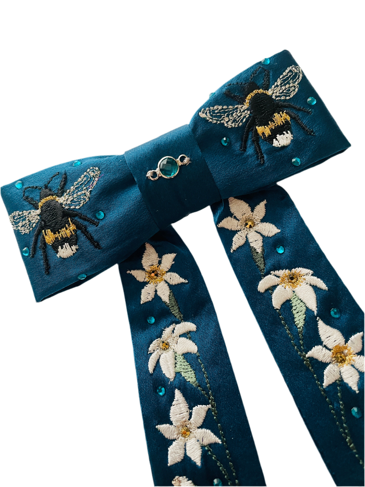 Birthday Botanicals silk hair bows