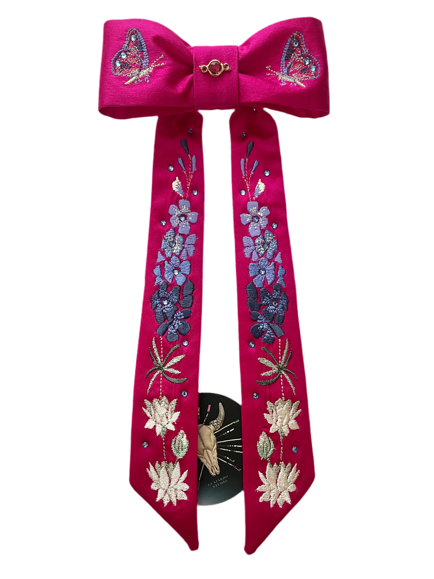 Birthday Botanicals silk hair bows
