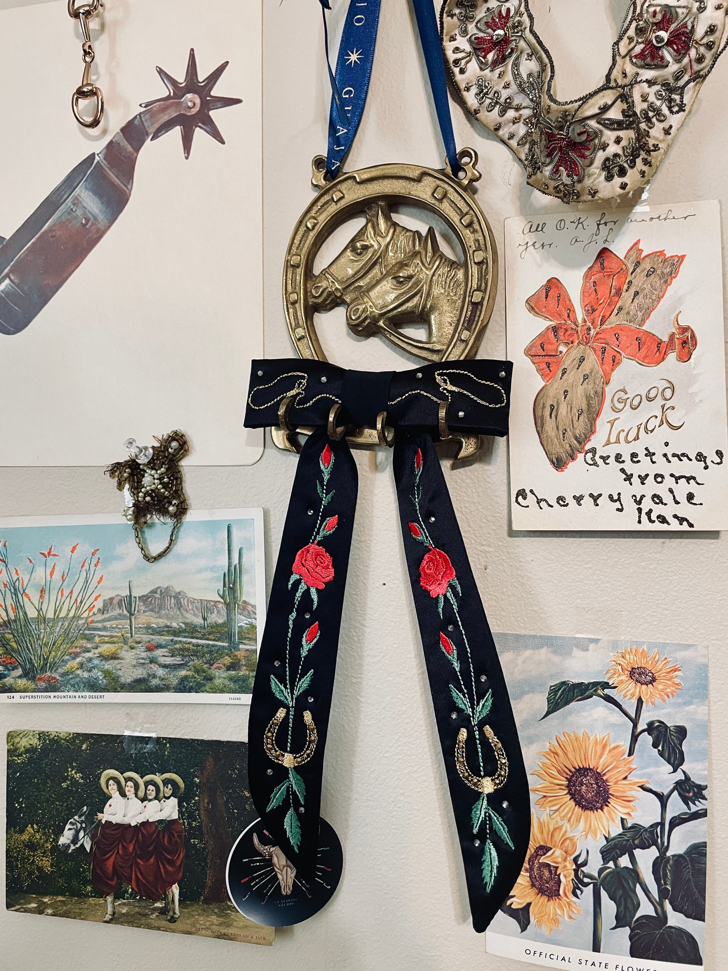 Roses Rodeo Clip Tie