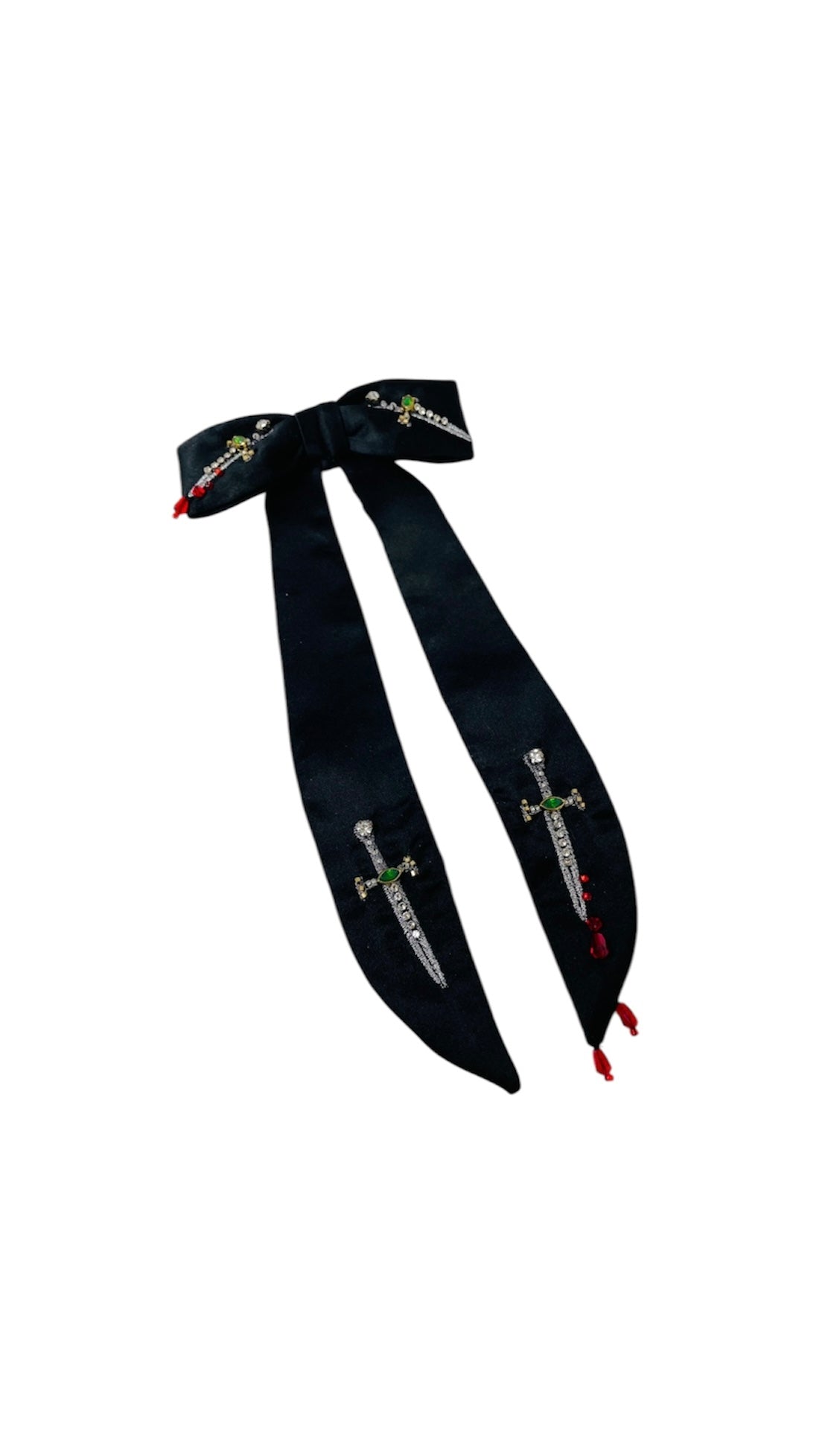 Silk Jealous Lovers Dagger Clip Tie