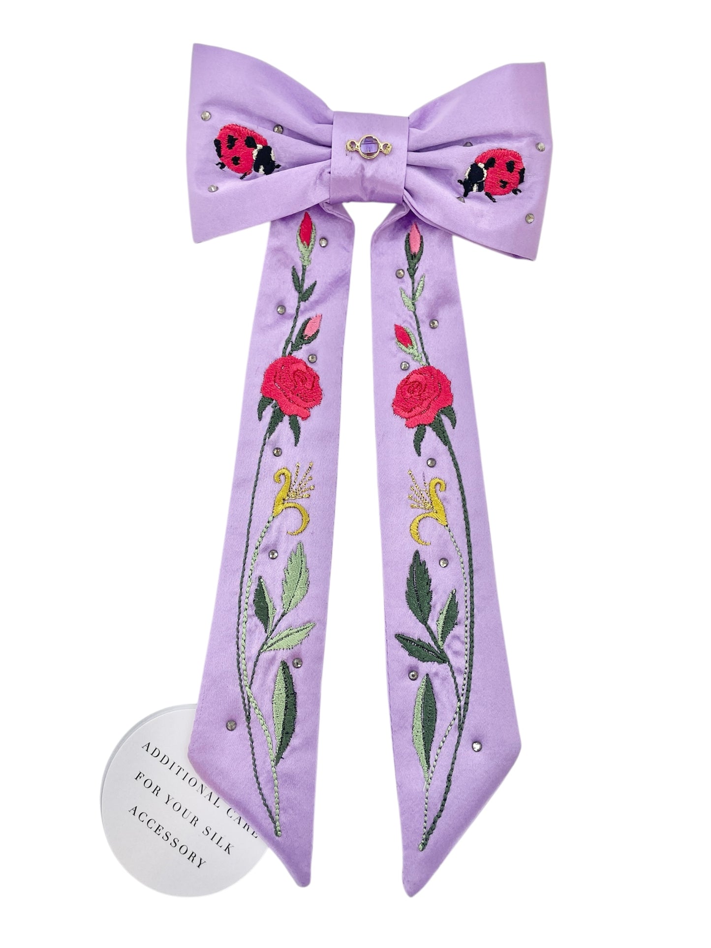 Birthday Botanicals silk hair bows