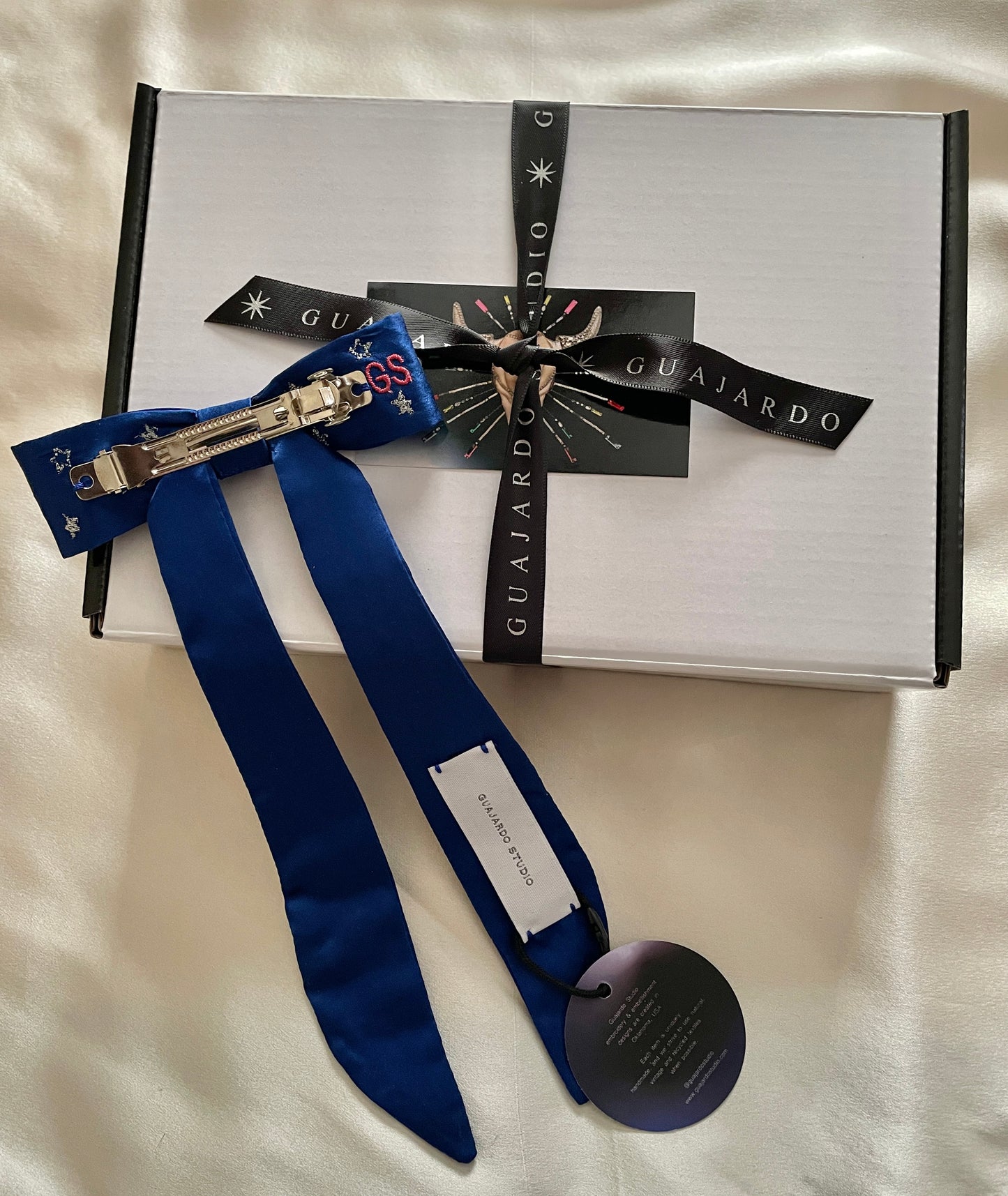 Birthday Botanicals silk hair bows