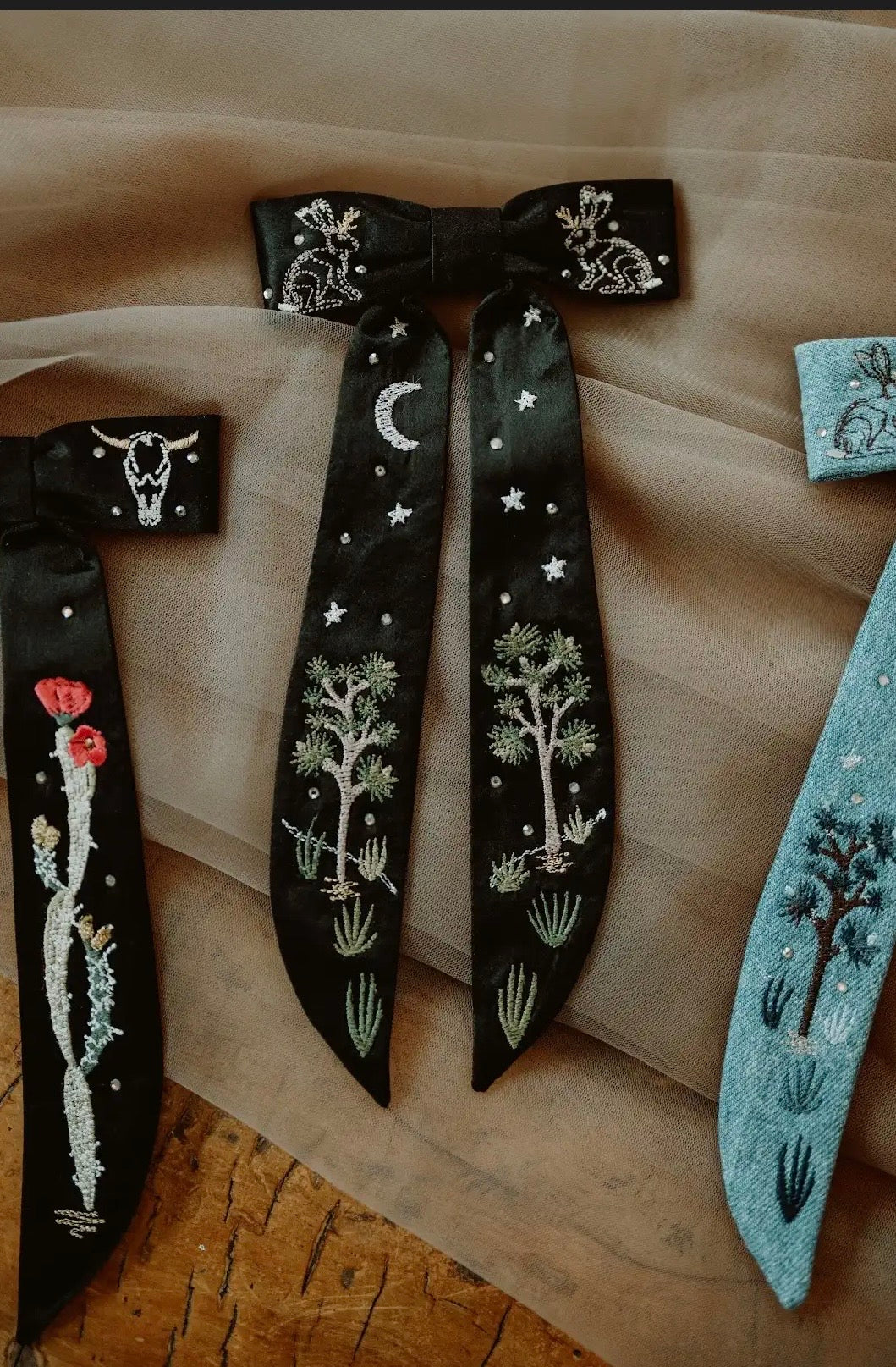 Mojave Desert Silk Clip Tie