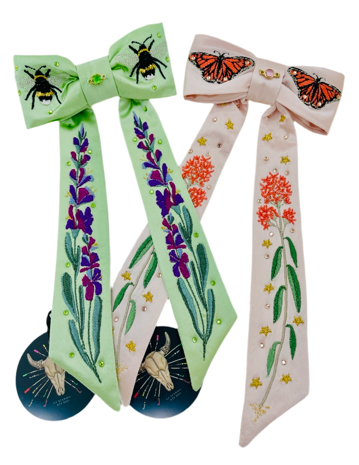 Prairie Fields Silk Hair Bows