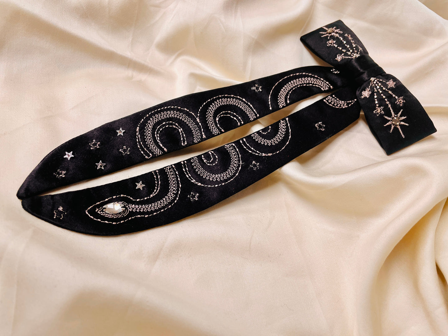 Celestial serpent western clip tie