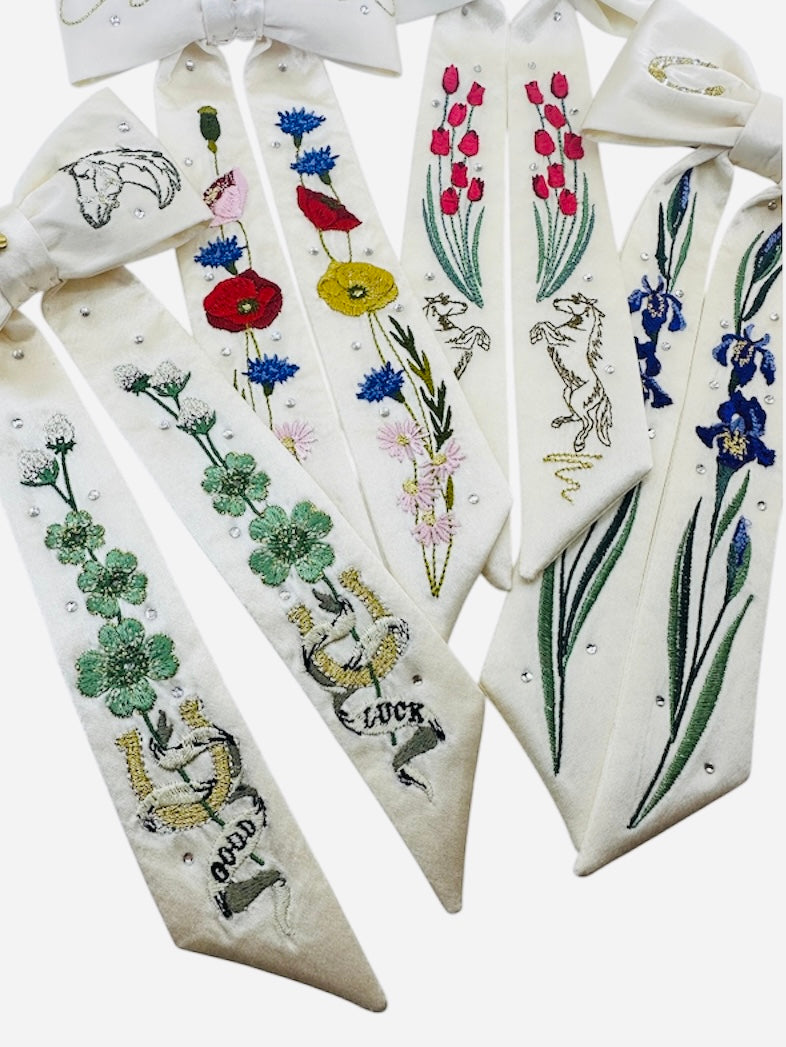 Cowboy charmer Silk Hair Bows