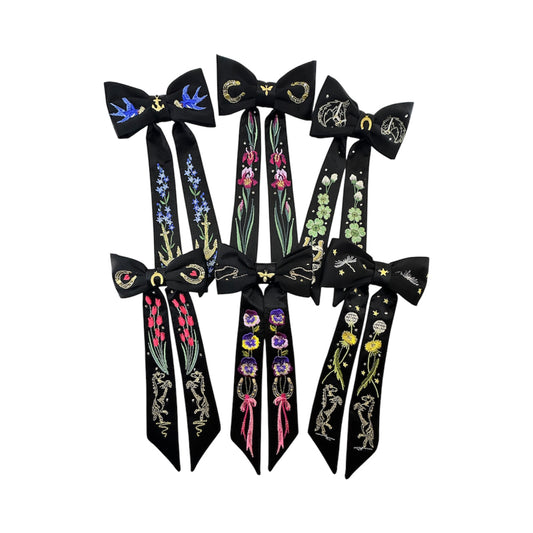 Cowboy charmer Silk Hair Bows