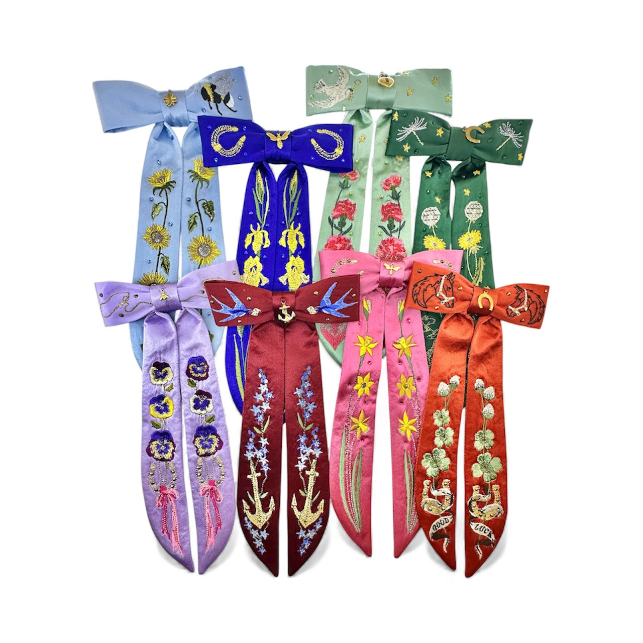Cowboy Charmer Silk Ties- curved tip