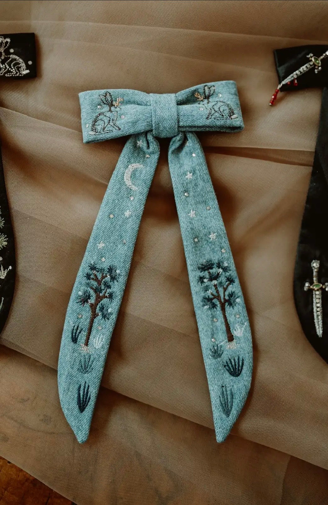 Mojave Desert Silk Clip Tie