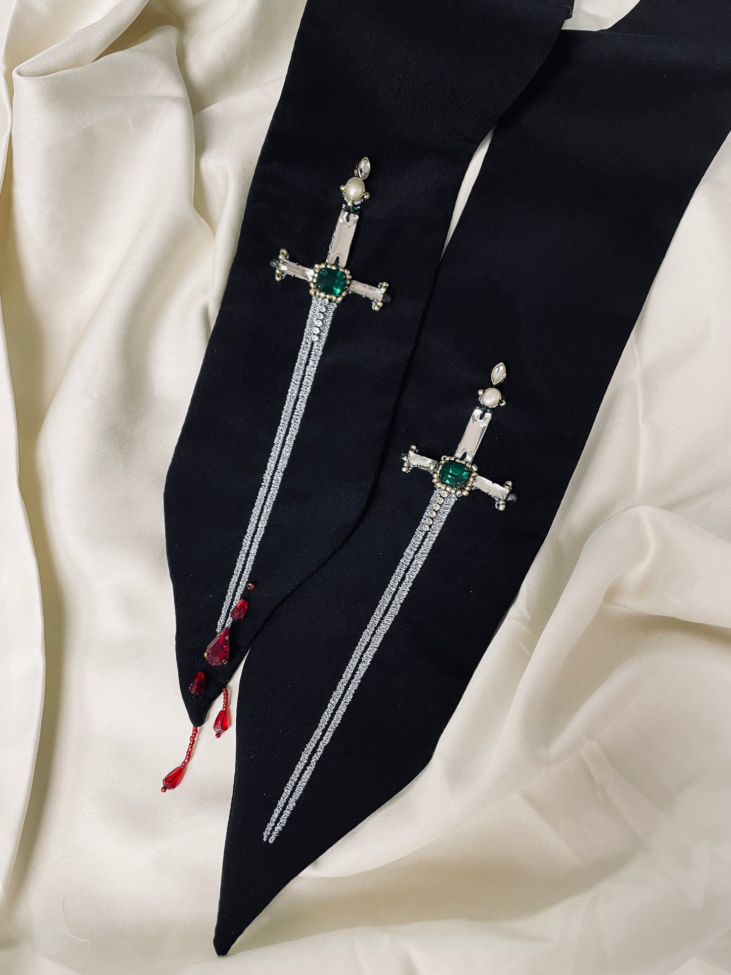 Embellished Sword Scarf