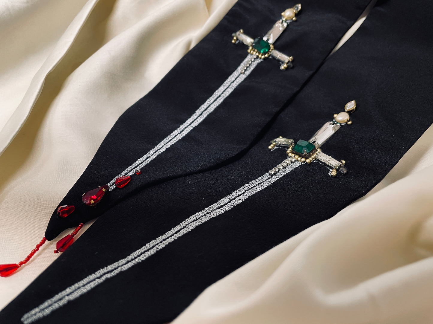 Embellished Sword Scarf