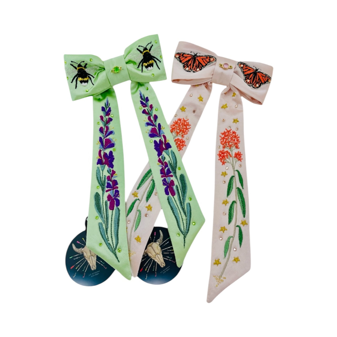 Prairie Fields Silk Hair Bows